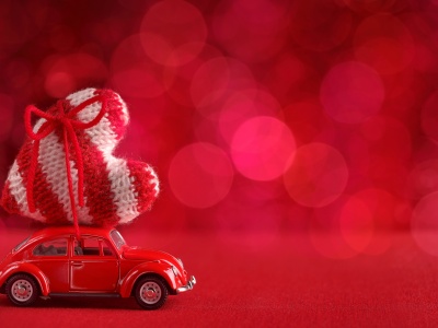 Car Toys Valentines Day Heart Red Car Toys Valentines Day Heart Red
