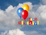 Lovely Baloons Wishes Happy Birthday