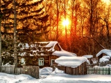 Seasons Winter Houses